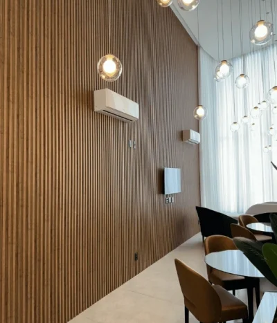 Painel Ripado de PVC Slim