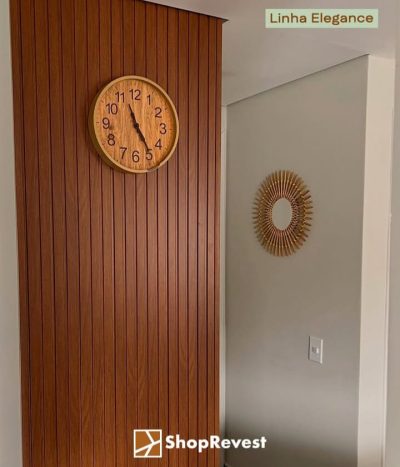 Painel Ripado de PVC Elegance
