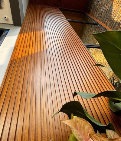 Painel Ripado de PVC Slim