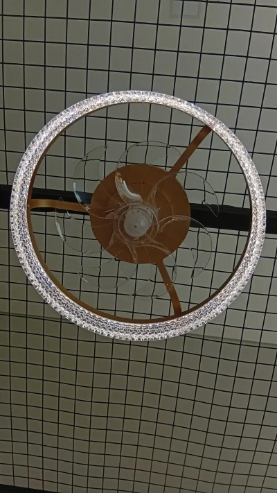 Plafon com Ventilador de teto e Controle Led 40w 3 Cores - Imagem 3