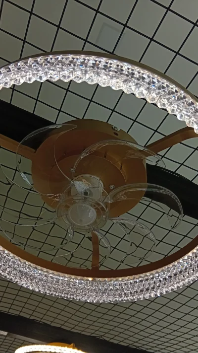 Plafon com Ventilador de teto e Controle Led 40w 3 Cores - Imagem 2