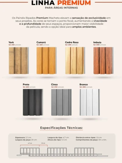 Painel Ripado de PVC Premium - Imagem 2