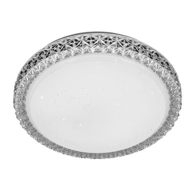 Plafon LED Cristal Multicor Quadrado e Redondo Sobrepor