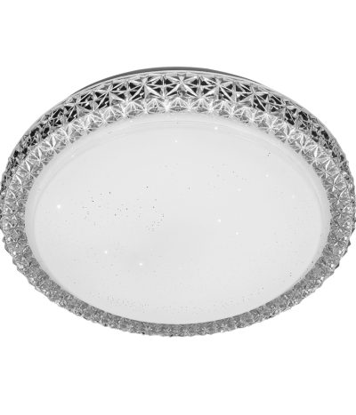 Plafon LED Cristal Multicor Quadrado e Redondo Sobrepor