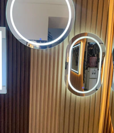 Espelho LED Jateado
