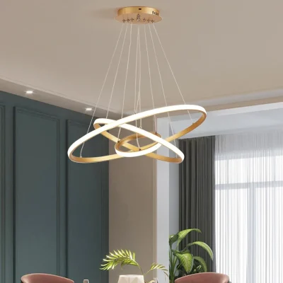 Pendente LED Ring Triplo Bivolt 60W