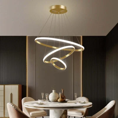 Pendente LED Ring Triplo Bivolt 60W - Imagem 4